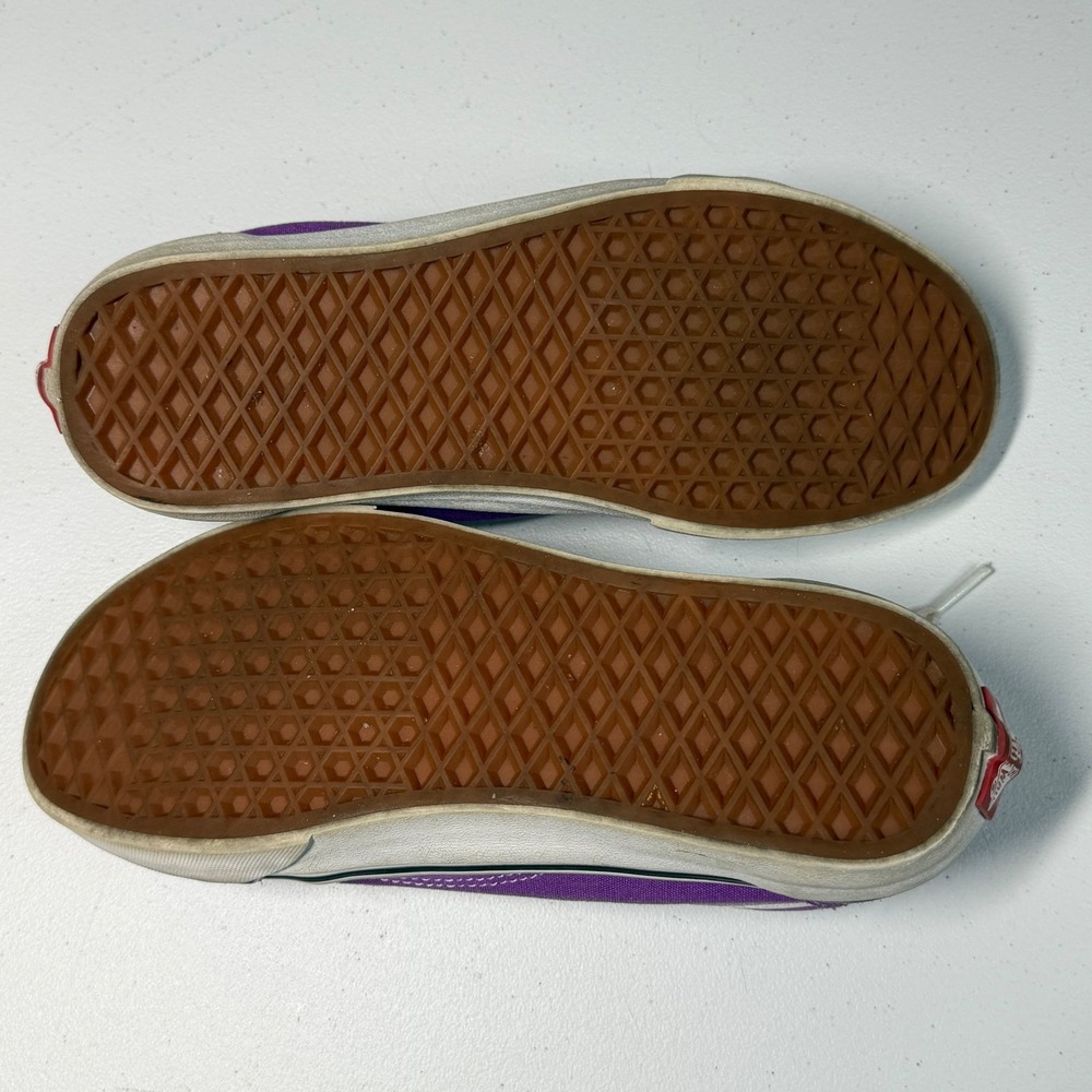 Vans Old Skool 8.5 Purple Suede Canvas Low Top Sneakers - Picture 7 of 9